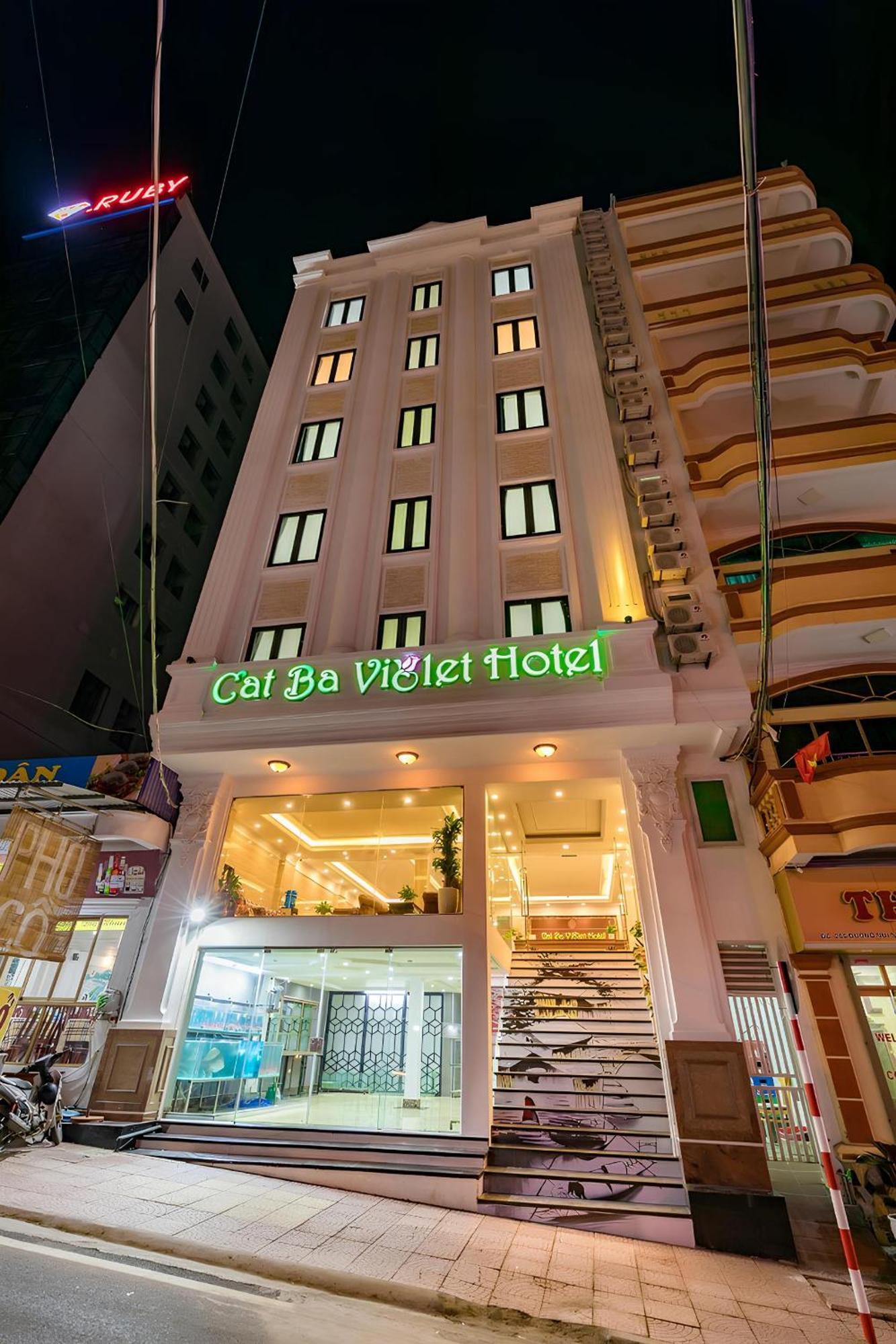 Cat Ba Violet Hotel Chan Chau Экстерьер фото